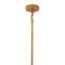 Gold Metal 4 Light Chandelier with Suspension Rod 30" x 30" x 70"